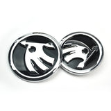 80mm 90mm ABS Skoda Car Front Hood Sticker Rear Emblem Badge Decal