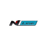 Hyundai N LINE Logo Metal Car Rear Sticker Trunk Emblem Badge Decal