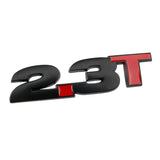 Ford 2.3T Logo Metal Car Rear Sticker Auto Body Emblem Badge Decal