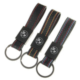 BMW Metal Leather Car Key Chain Key Ring Keychain Pendant