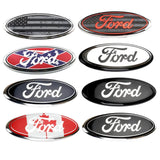 17.5x7.3cm 22.5x8.9cm Ford ABS Car Front Head Emblem Badge Auto Rear Sticker Decal