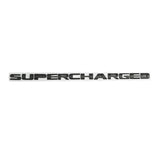 Jeep Supercharged Logo Metal Car Rear Sticker Trunk Emblem Badge Decal