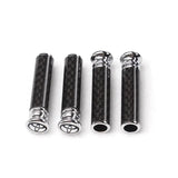 4pcs/set Toyota TRD Logo Carbon Fiber Car Door Bolt Lock Pins Gate Lock Screws