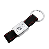 Audi RS Sline Car Logo Metal Keychain Key Rings Holder Pendant