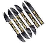 6pcs/set Hyundai Carbon Fiber Car Door Anti-Scratch Sticker Door Side Protection Bumper Strips