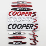 3D Car Rear Sticker Side Fender Emblem Accessories for Mini Cooper S John Cooper Works Logo R50 R52 R53 R55 R56 F54 F55 F56 F60