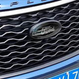3pcs Stainless Steel Car Steering Wheel Sticker Auto Front Head Decal Rear Emblem Badge for Ford Everest Taurus Escort Territory Mondeo Edge Escape ST Line Explorer