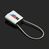 BMW M Power Logo Metal Car Keychain Key Rings Pendant