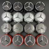 4pcs/set 75mm Mercedes Benz ABS Car Wheel Center Hub Caps Cover A0004000900