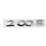 Peugeot 206 207 208 301 307 308 2008 3008 4008 5008 ABS Car Rear Sticker Trunk Letter Emblem Badge Decal