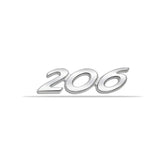 Peugeot 206 207 208 301 307 308 Metal Car Rear Sticker Trunk Letter Emblem Badge Decal