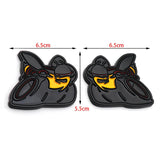 1 Pair Dodge Bee ABS Car Rear Sticker Trunk Emblem Badge Decals