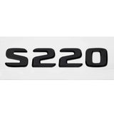 Mercedes Benz S55 S63 S200 S220 S250 S260 S300 S320 S350 ABS Car Rear Stickers Decal