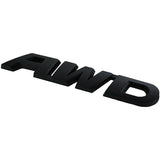 ABS Car Stickers AWD Logo Rear Trunk Emblem Badge Decals for VEZEL Accord Civic CR-V Toyota Highlander Volvo XC60 XC40 XC90