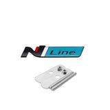 Hyundai N Line Logo Metal Car Front Hood Grille Emblem Badge Decal