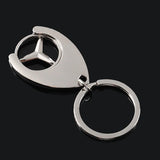 Mercedes Benz Metal Car Keychain Key Ring Holder Pendant