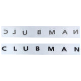 ABS Car Body Emblem Rear Sticker Trunk Decor Logo Decoration for MINI Cooper S Clubman Letter Badge Auto Exterior Accessories