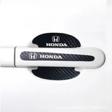 Honda Carbon Fiber Car Door Bowl Handle Anti-collision Protective Stickers Scratches Film