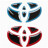 Epoxy Car Front Emblem Decals Rear Trunk Sticker for Toyota