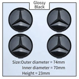 63.5mm 74mm ABS Car Wheel Center Covers for Mercedes Benz W166 W212 W213 W246 W176 W177 W205