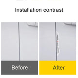 4pcs Lincoln Car Door Bumper Strip Anti-collision Protection Sticker