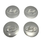 4pcs/set 60mm 65mm Hyundai Car Wheel Center Hub Caps Sticker Decal