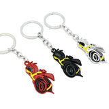 Dodge Bee Metal Car Keychain Keyring Pendant