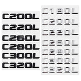 Mercedes Benz C550 C180L C200L C220L C260L C280L C300L C320L Car Rear Stickers Badge