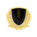 Lincoln Metal Diamond Car Rear Sticker Trunk Emblem Badge Decal