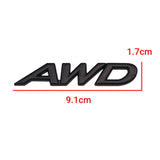 Mazda AWD Metal Car Trunk Sticker Decal Auto Rear Emblem Badge