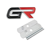 Car Trunk Front Grille Badge Side Emblem Sticker for Toyota GR Logo Auto Whole Body Decal Exterior Accessories