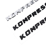 Mercedes Benz KOMPRESSOR Logo ABS Car Rear Emblem Badge Sticker