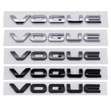 Land Rover VOGUE Logo ABS Letter Car Rear Sticker Decal Emblem Badge