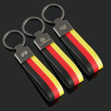 Volkswagen VW R Nylon Webbing Car Keychain Pendant Key Chain Holder