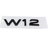 Audi W12 ABS Car Rear Sticker Trunk Emblem Badge Decal