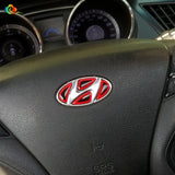 Hyundai Epoxy Car Steering Wheel Center Sticker Decal