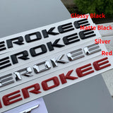 Jeep Grand Cherokee ABS Car Body Fender Sticker Trunk Emblem Badge