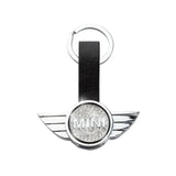 Mini Cooper Alloy Diamond Car Keychain Keyring