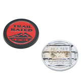 Jeep Trail Rated 4x4 Metal Car Rear Sticker Body Side Decal Auto Front Grille Emblem Badge