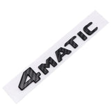 Mercedes Benz 4MATIC Logo Carbon Fiber ABS Car Rear Sticker