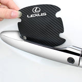 Lexus Carbon Fiber Car Door Bowl Handle Anti-collision Protective Stickers Scratches Film
