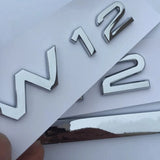 Audi W12 ABS Car Rear Sticker Trunk Emblem Badge Decal