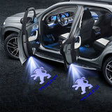 2PCS Car Door Welcome Light Projector Lamp for Peugeot 407 2008-2010