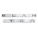 Hyundai ELANTRA Letter Metal Car Rear Sticker Decal Trunk Emblem Badge
