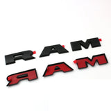 Dodge Ram 1500 2019-2022 ABS Car Body Side Fender Emblem Badge Sticker Decal