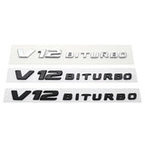 Mercedes Benz V12 BITURBO 2017-2021 ABS Car Rear Sticker