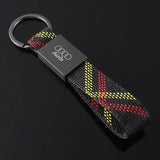 Audi Oxford Webbing Metal Keychain