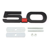 Ford 5.0 Logo Metal Car Front Grille Emblem Badge