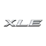 For Camry Avalon Yaris Corolla Highlander XLE XLS LE Letter Emblem Rear Metal 3D Stickers Tailgate Decals Car Styling