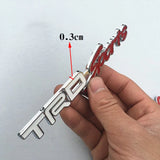 Metal Car Trunk Badge Rear Sticker for TRD Sports Logo Corolla Rav4 Prius Camry Highlander Yaris Auris Modified Decals